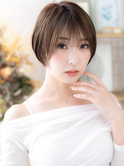 大人可愛い刈り上げマッシュショート20代30代