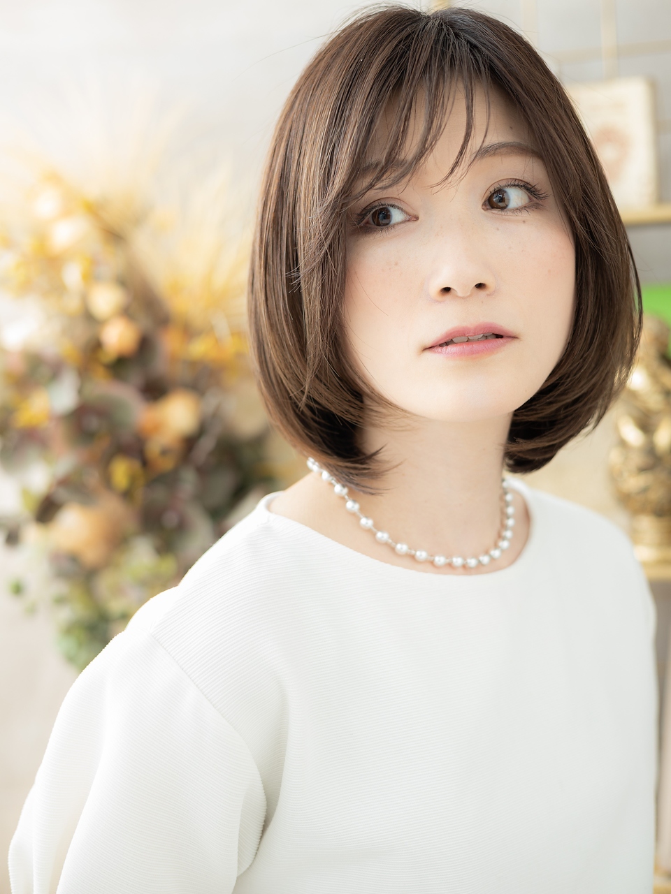 大人可愛いワンカール小顔ボブディ20代30代