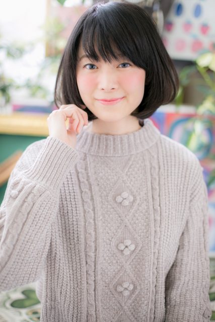 毛先にワンカール...ナチュラル前下がりボブ