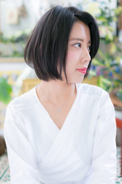 大人かわいい...ナチュラルショートボブ