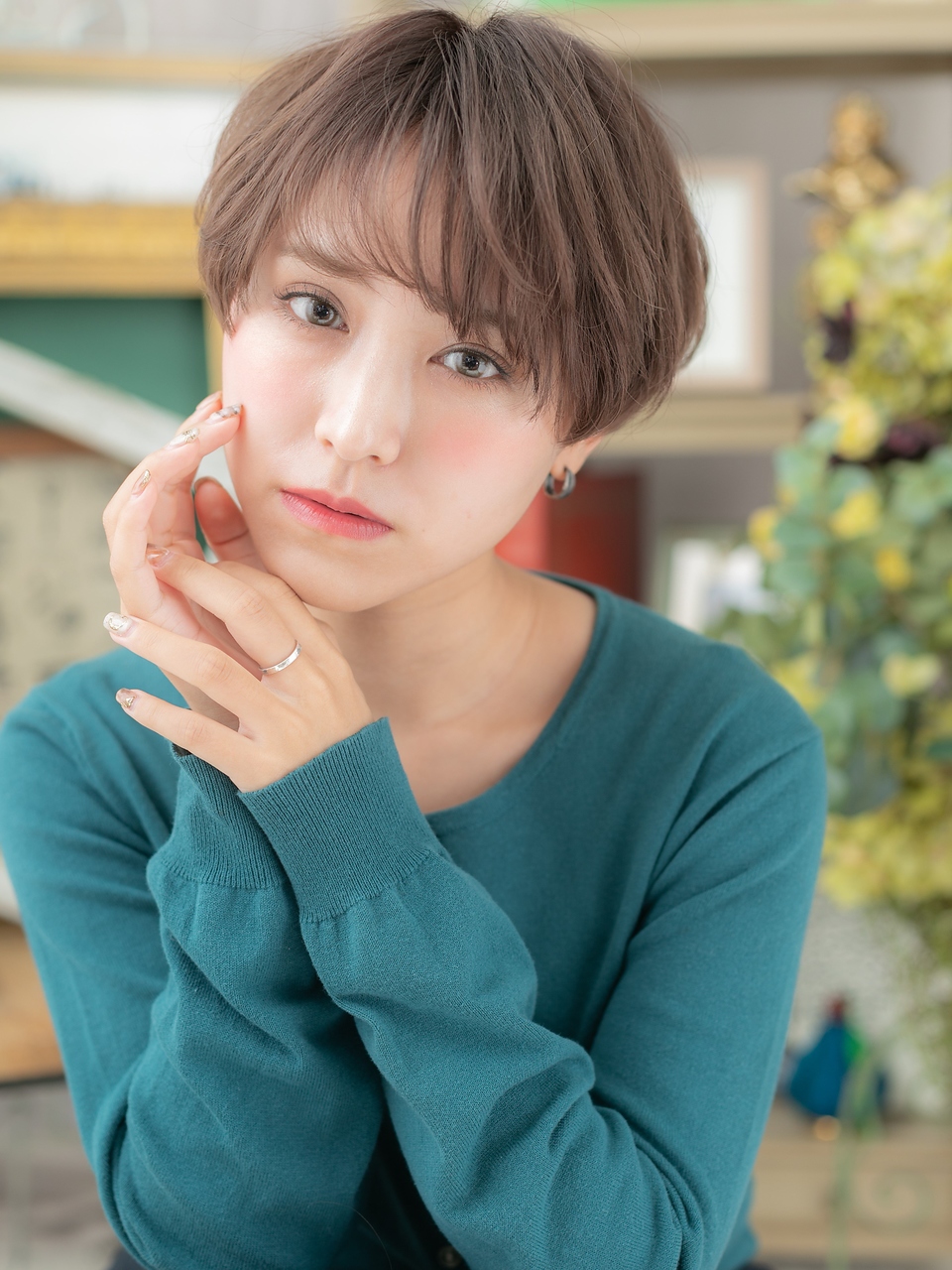 大人可愛い刈り上げ小顔ショート20代30代