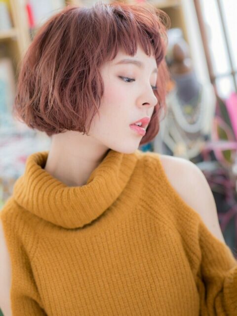大人可愛いアディクシーアメジストボブ20代30代