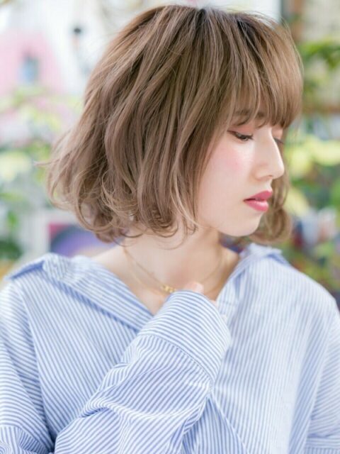 大人可愛いエアリーボブ20代30代