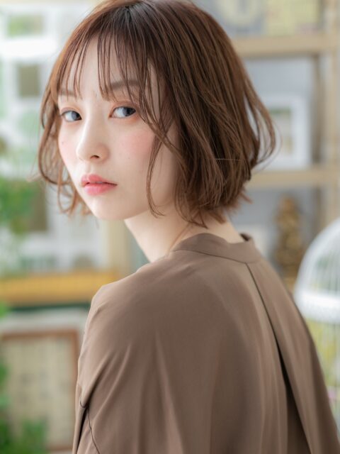 大人可愛い抜け感小顔ショート20代30代