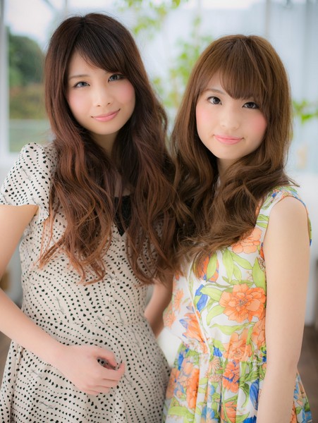 ふわふわパーマの大人可愛い♪女子２人！