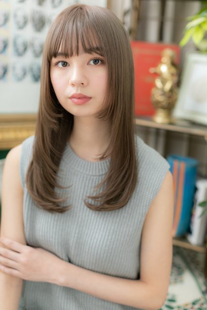 肌透き通る透明感＊小顔マーメイドアッシュ