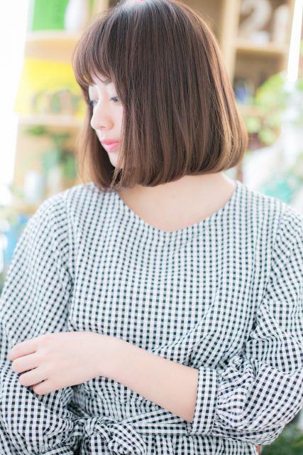 前下がりで小顔♪ナチュラルワンカール