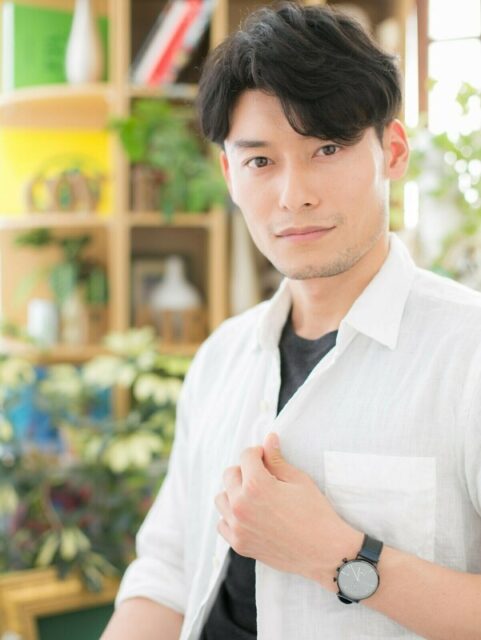 ダークアッシュx抜け感ランダムパーマ20代30代40代