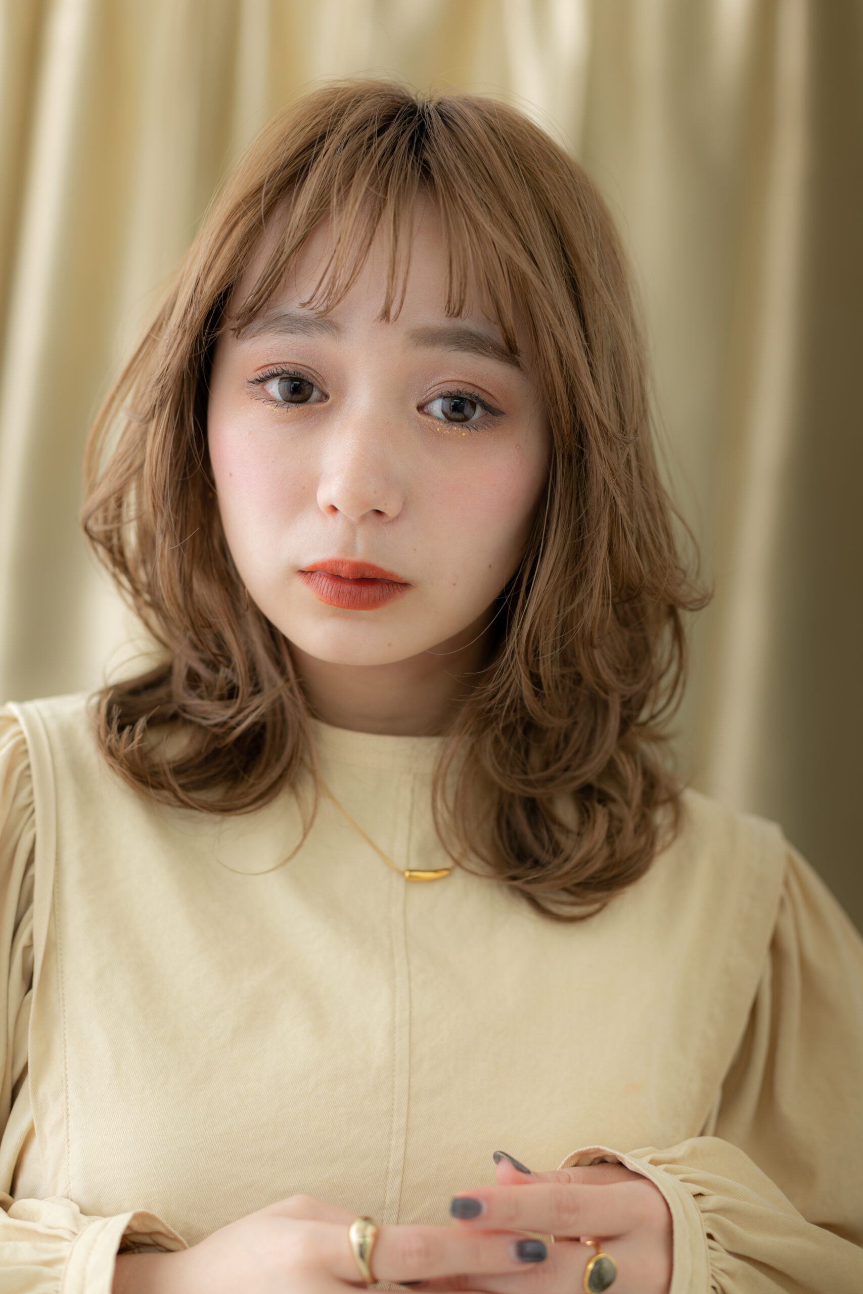 #シースルー／フェザー #ザクザクレイヤー #前上がり #Aライン #ナチュラル