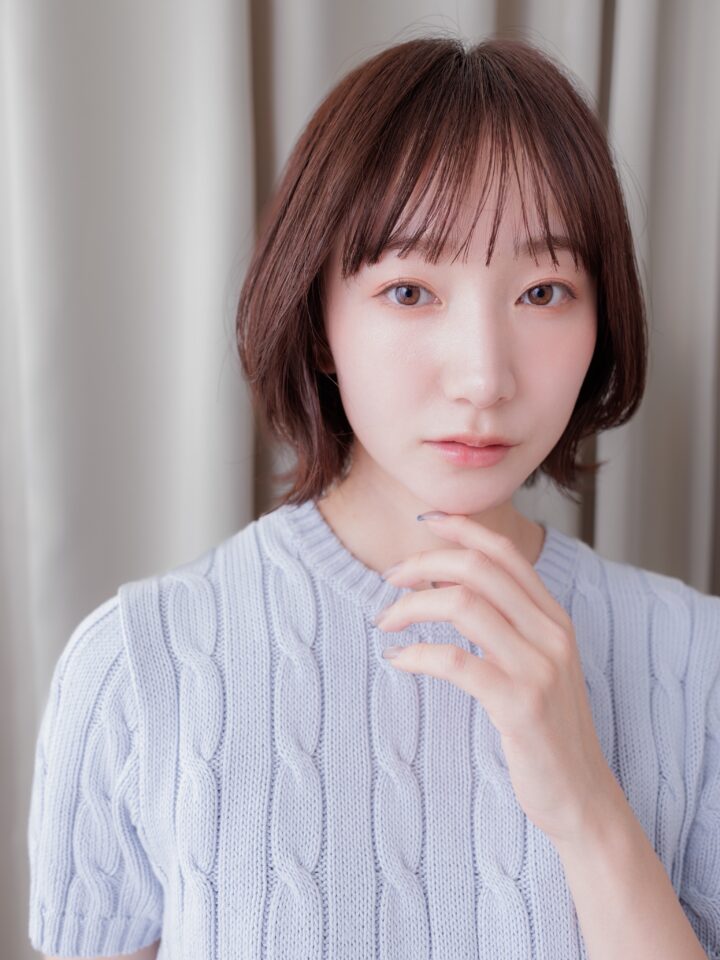 大人可愛い外ハネ小顔ボブ20代30代