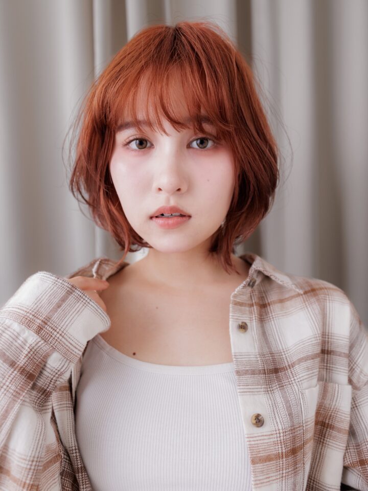 大人可愛い外国人風小顔ボブ20代30代