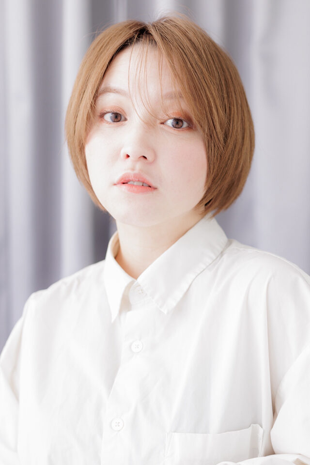 大人可愛い小顔丸みボブ20代30代